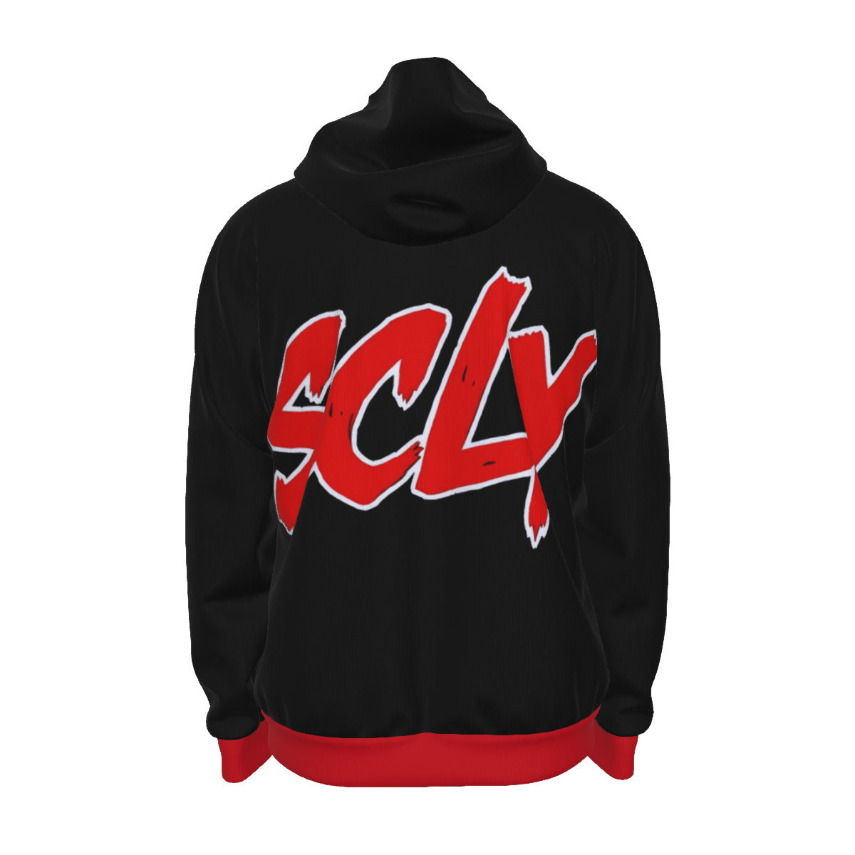 Unisex Zipper Hoodie With Black Lining