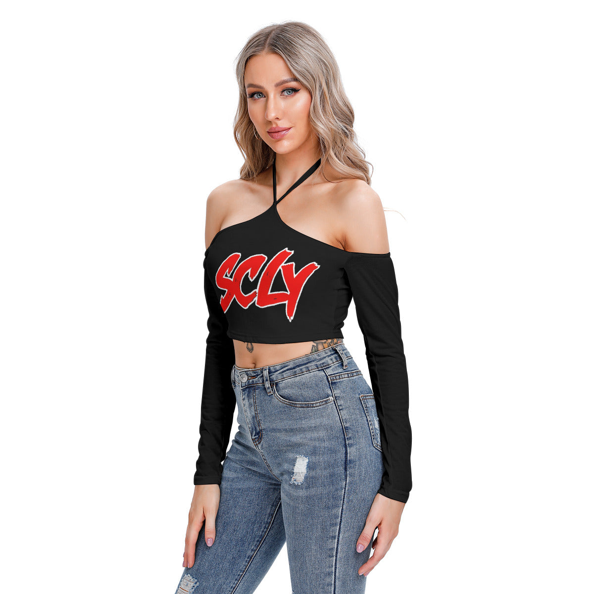 Women's Halter Lace-up Top