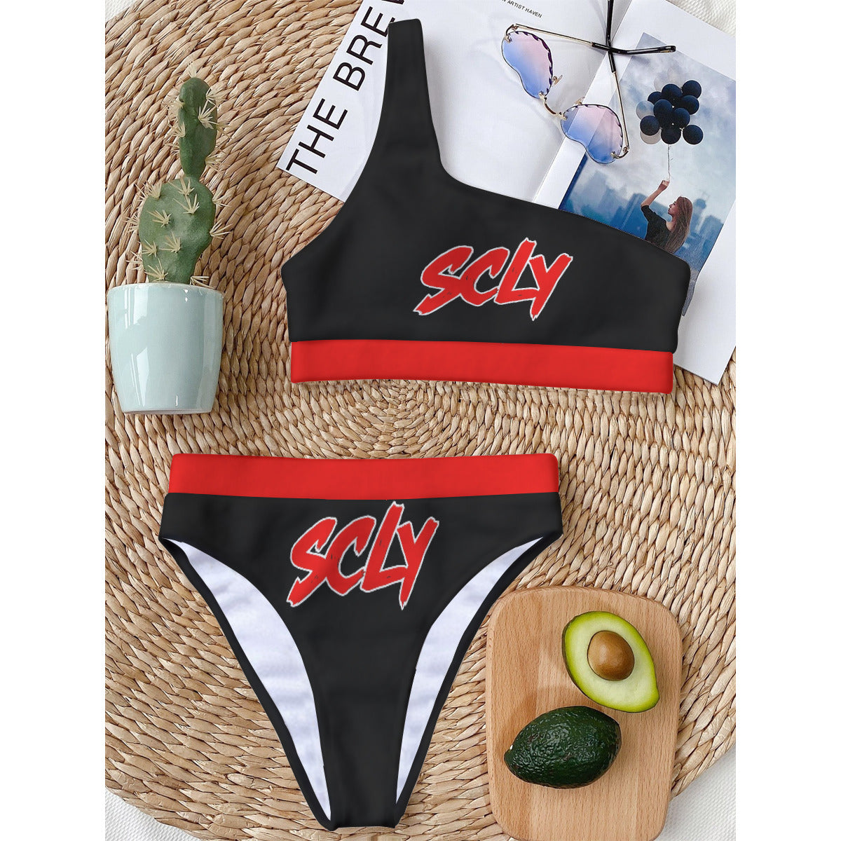 Women's Bikini With Single Shoulder