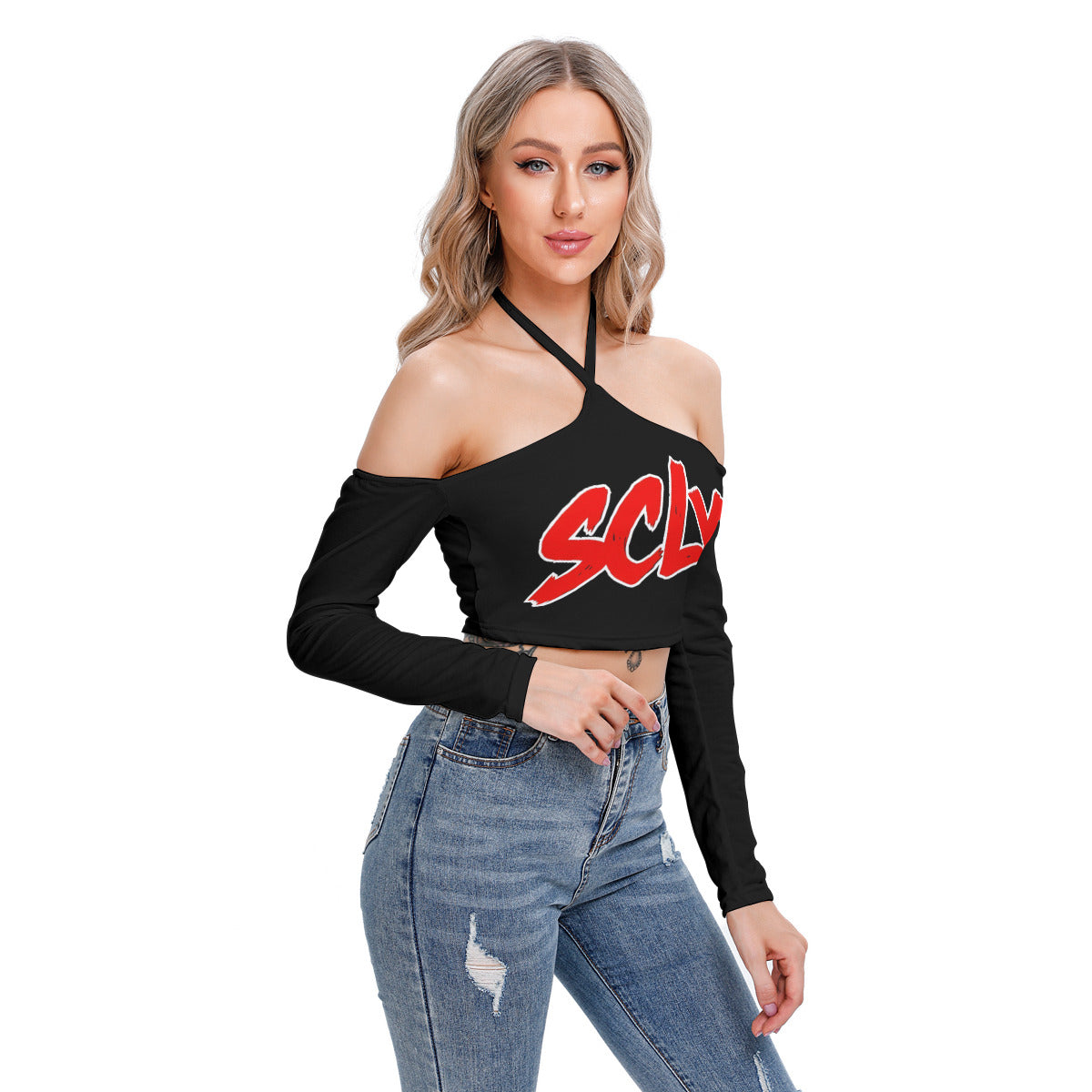 Women's Halter Lace-up Top