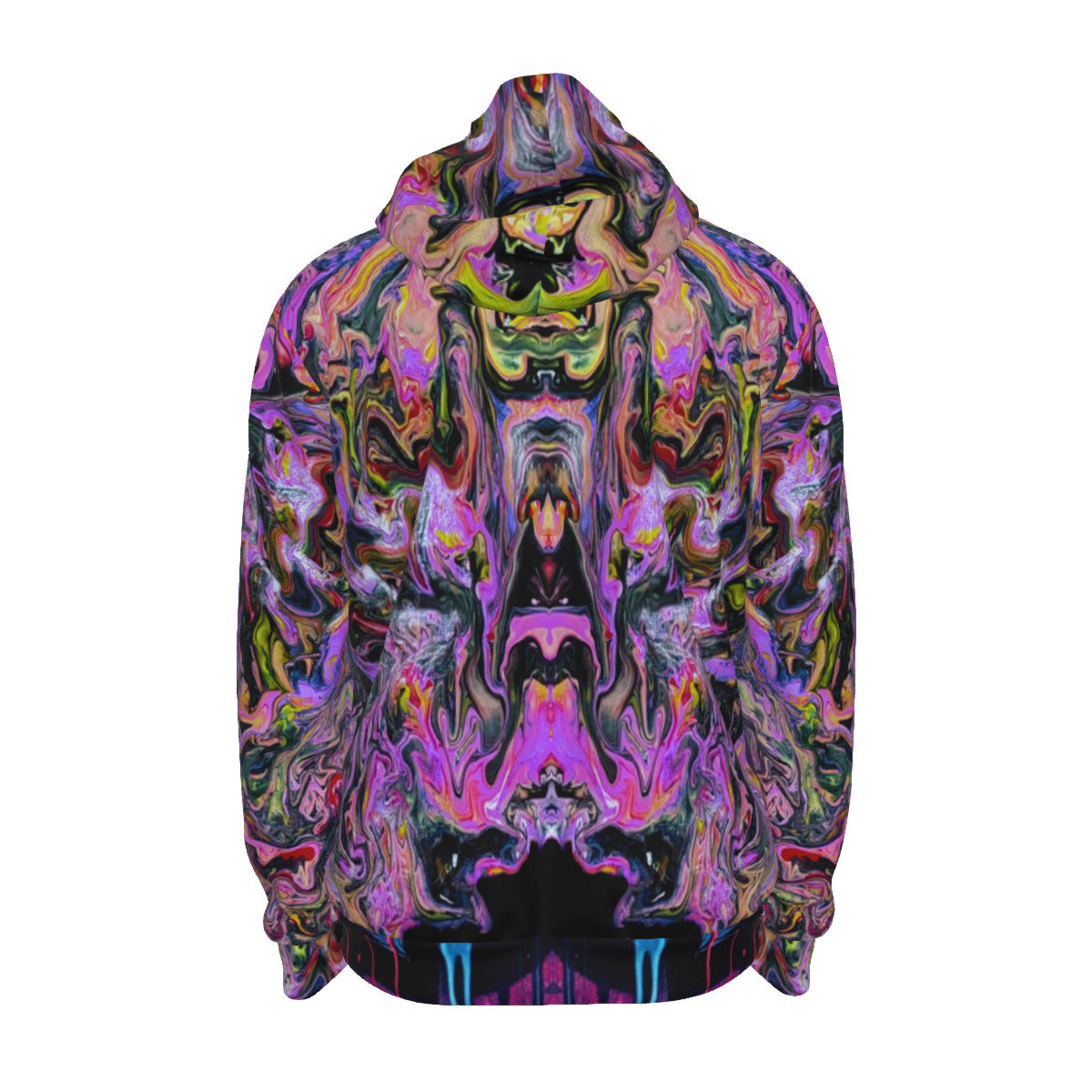 Unisex Zipper Hoodie With Black Lining