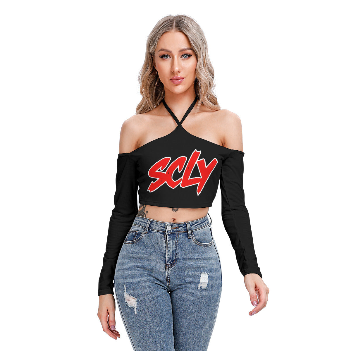 Women's Halter Lace-up Top