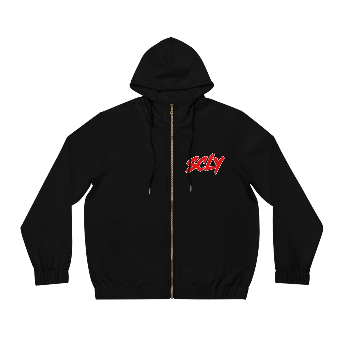 SCLY Men's Full-Zip Hoodie with SCYL Graphic - Stylish Streetwear, Perfect for Casual Outings, Gifts, Festivals, Everyday Wear