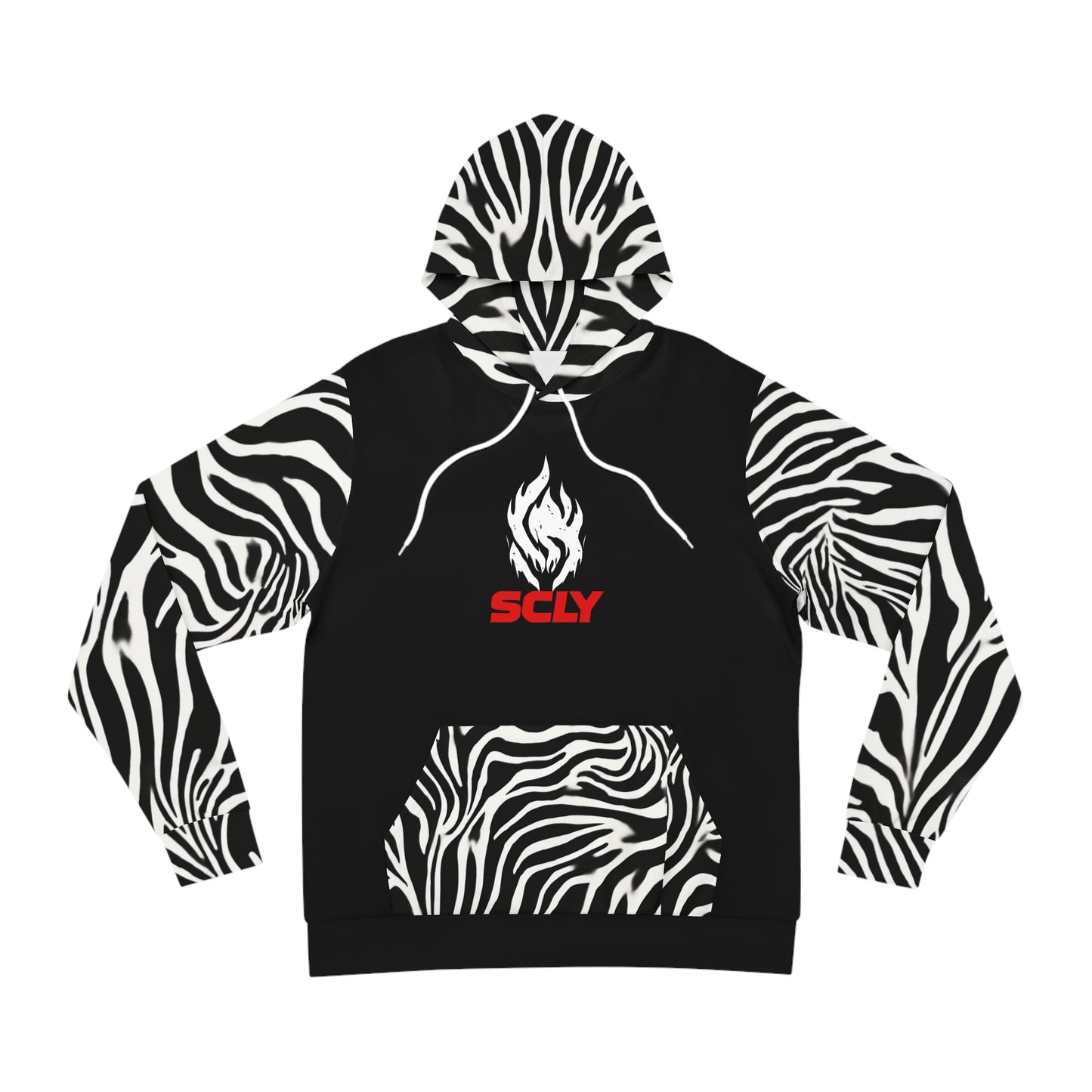 SCLY Trendy Animal Print Hoodie, Stylish Hooded Sweatshirt, Casual Wear, Gift for Fashion Lovers, UniqueStreetwear