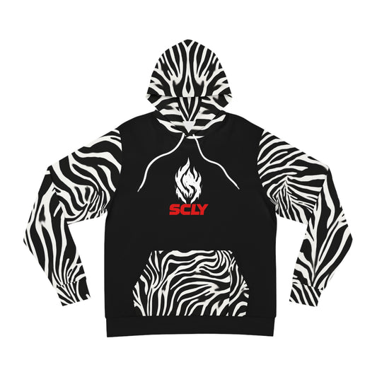 SCLY Trendy Animal Print Hoodie, Stylish Hooded Sweatshirt, Casual Wear, Gift for Fashion Lovers, UniqueStreetwear