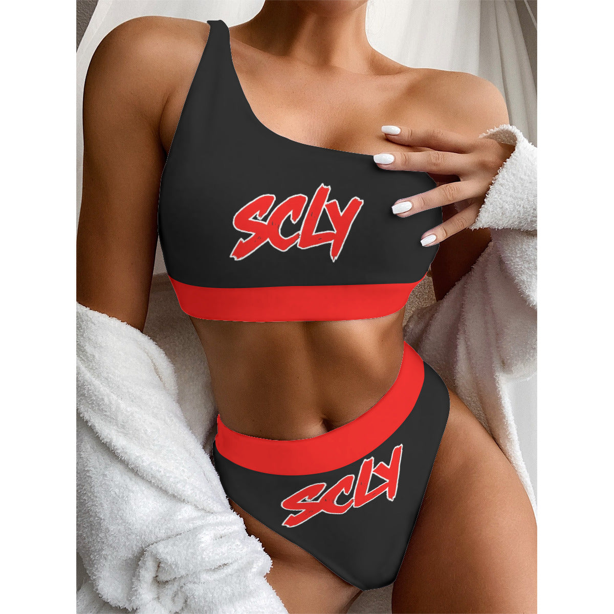 Women's Bikini With Single Shoulder