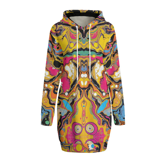Women's Long Hoodie Dress | Interlock