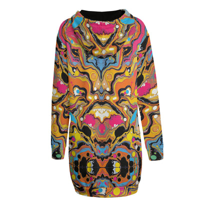 Women's Long Hoodie Dress | Interlock
