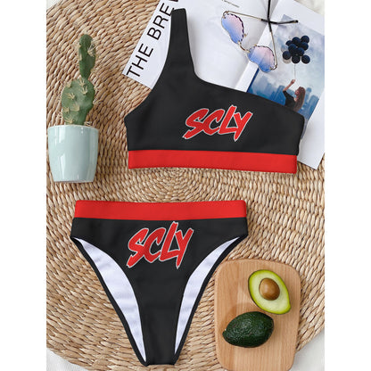 Women's Bikini With Single Shoulder