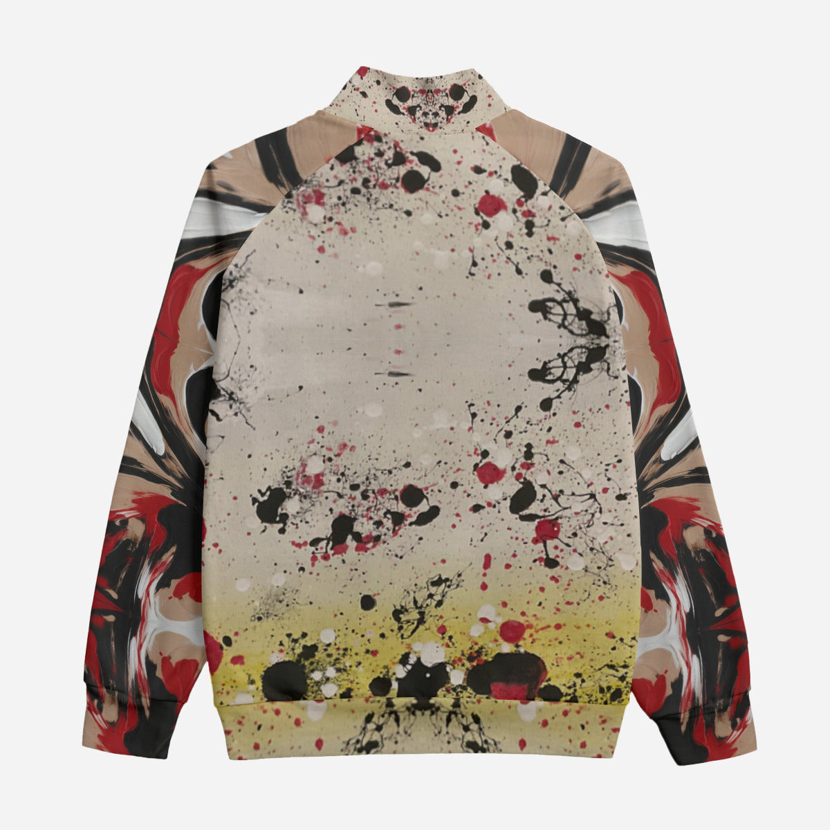 All-Over Print Unisex Stand Up Collar Jacket With Raglan Sleeve | 310GSM Cotton