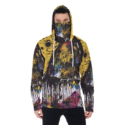 Men's Pullover Hoodie With Mask