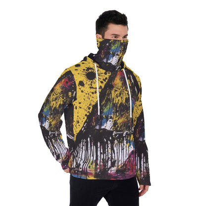 Men's Pullover Hoodie With Mask