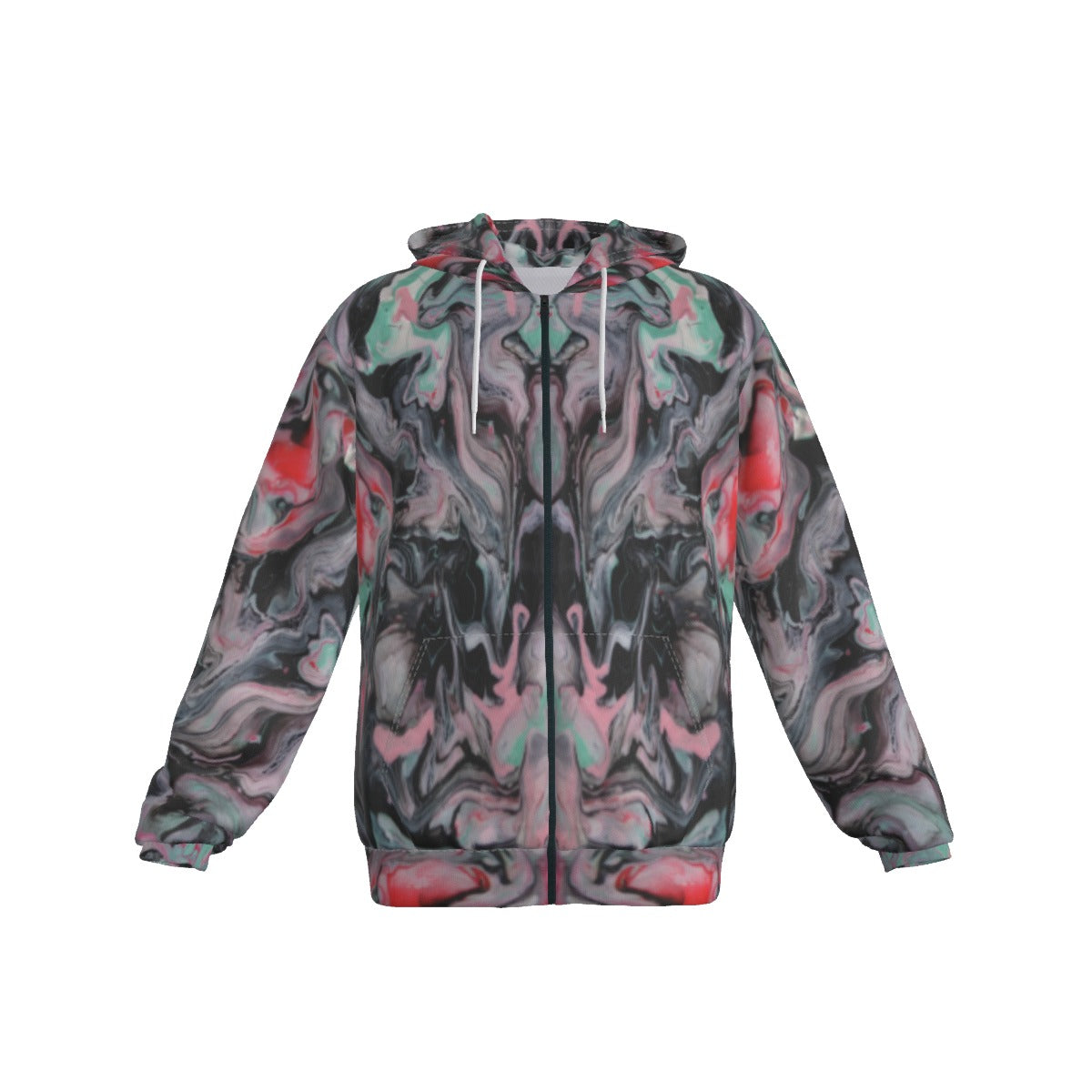 Sans Chair Les Yeux Fashion  Zip-up Hoodie