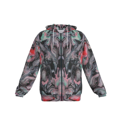 Sans Chair Les Yeux Fashion  Zip-up Hoodie