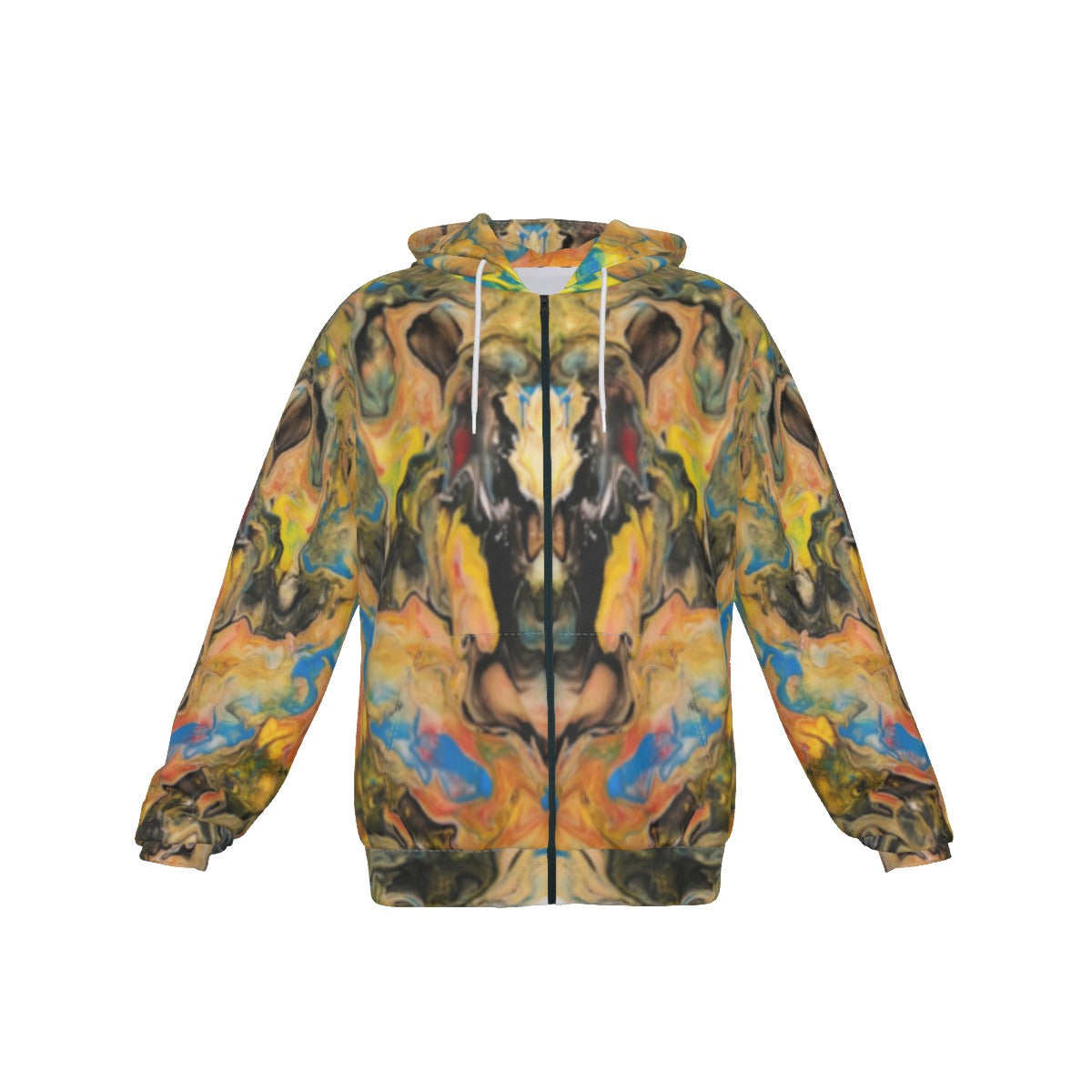 Sans Chair Les Yeux  Zip-up Hoodie