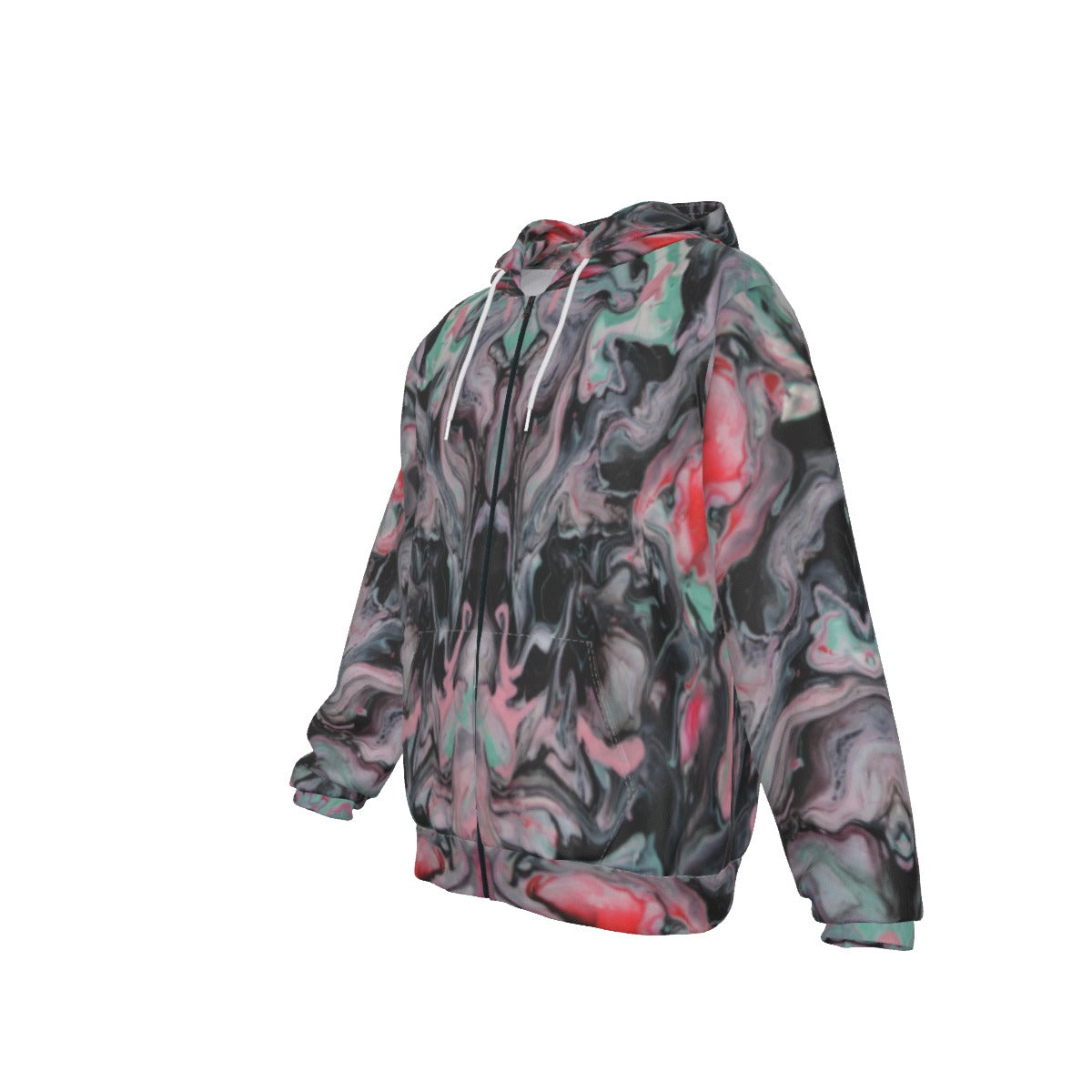 Sans Chair Les Yeux Fashion  Zip-up Hoodie