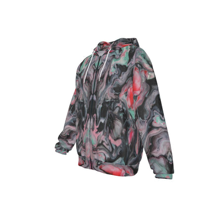 Sans Chair Les Yeux Fashion  Zip-up Hoodie